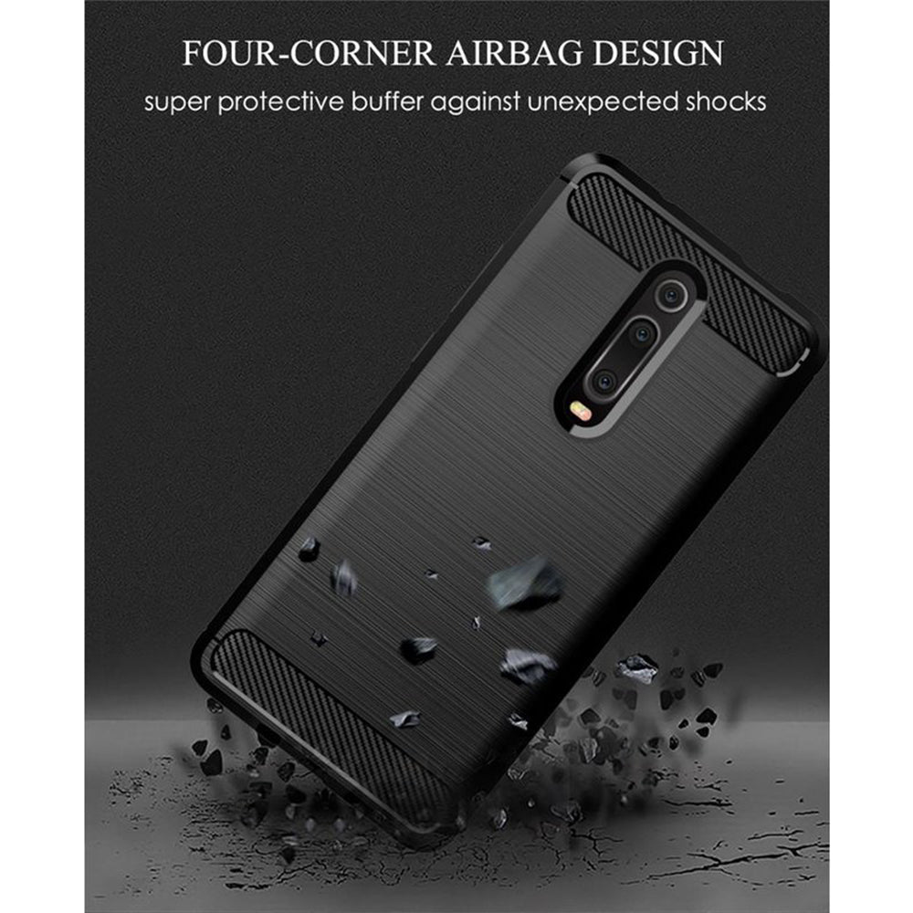 Case for Xiaomi Mi 9T Pro / 9T / Redmi K20 Pro / K20, Techsuit, Carbon, Black