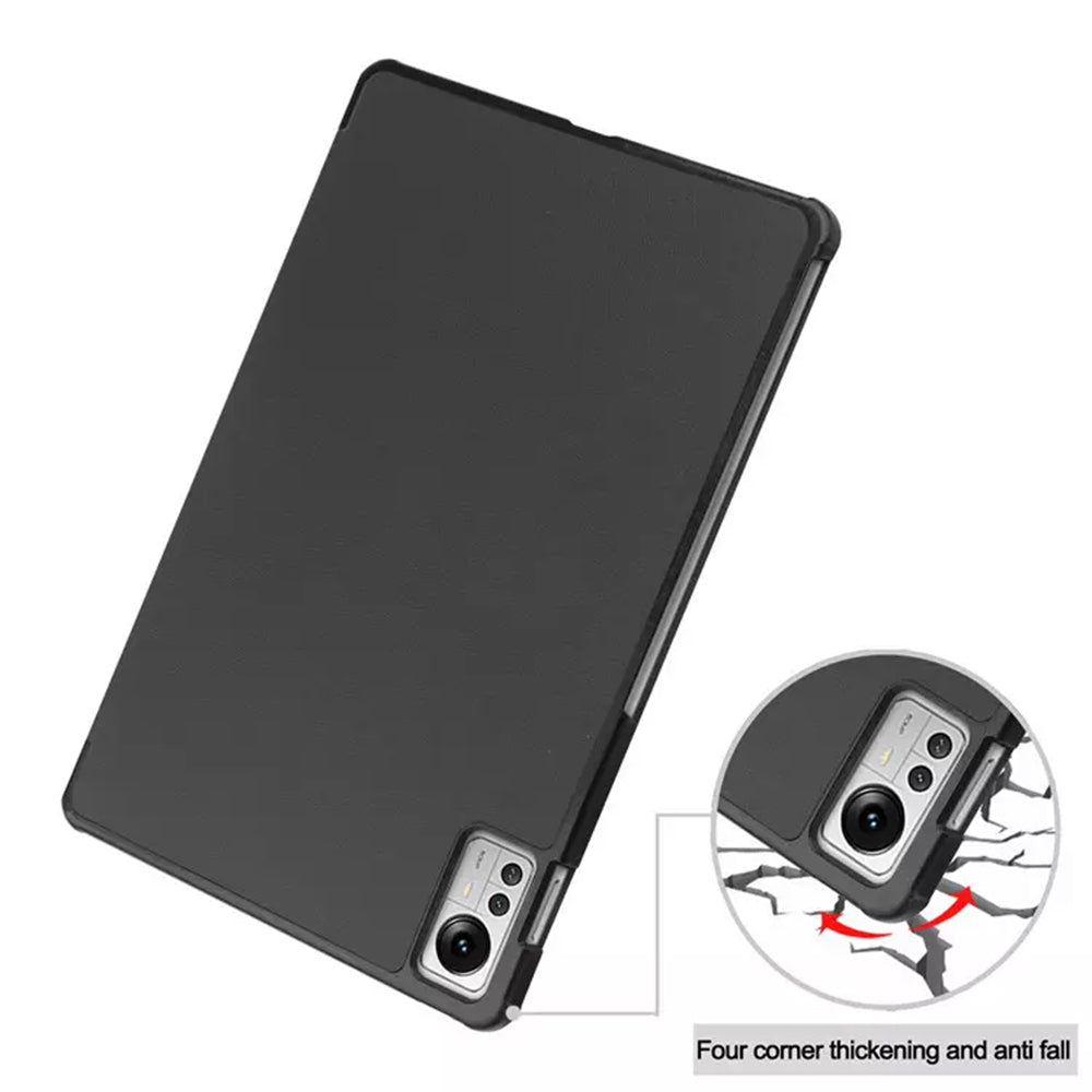 Case for Xiaomi Pad 5 Pro 12.4, Techsuit, FoldPro, Black