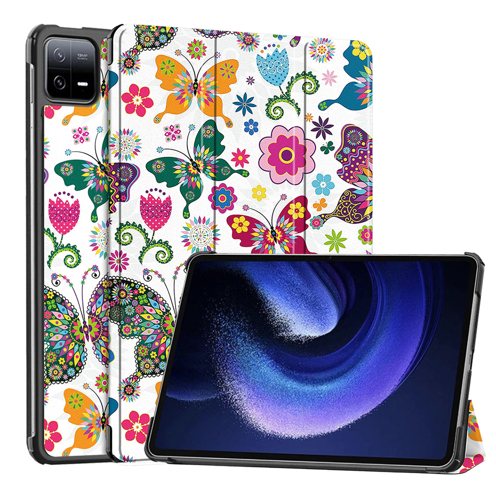 Case for Xiaomi Pad 6 / 6 Pro, Techsuit, FoldPro Butterfly, Multicolor