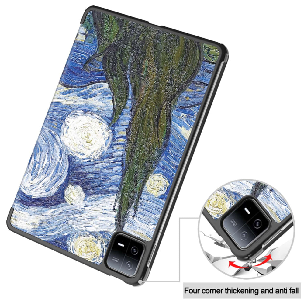Case for Xiaomi Pad 6 / 6 Pro, Techsuit, FoldPro Starry Night, Multicolor