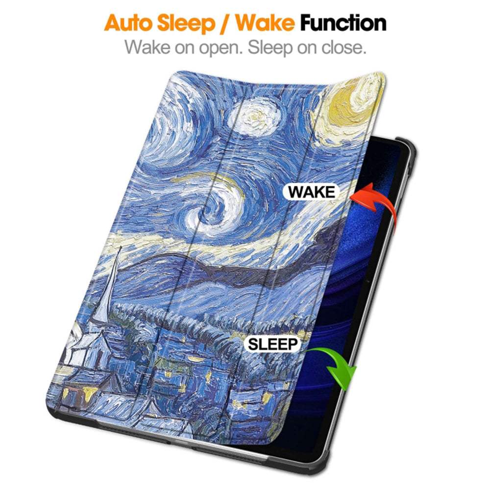 Case for Xiaomi Pad 6 / 6 Pro, Techsuit, FoldPro Starry Night, Multicolor