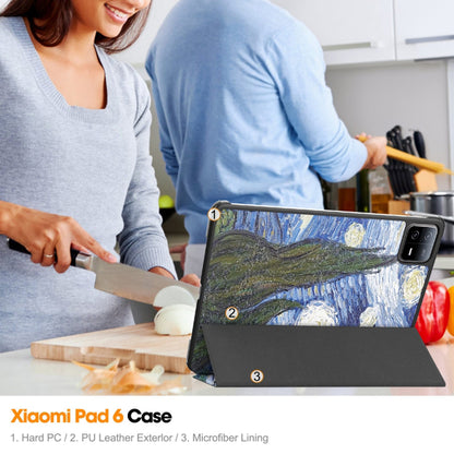 Case for Xiaomi Pad 6 / 6 Pro, Techsuit, FoldPro Starry Night, Multicolor