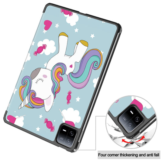 Case for Xiaomi Pad 6 / 6 Pro, Techsuit, FoldPro Unicorn, Multicolor