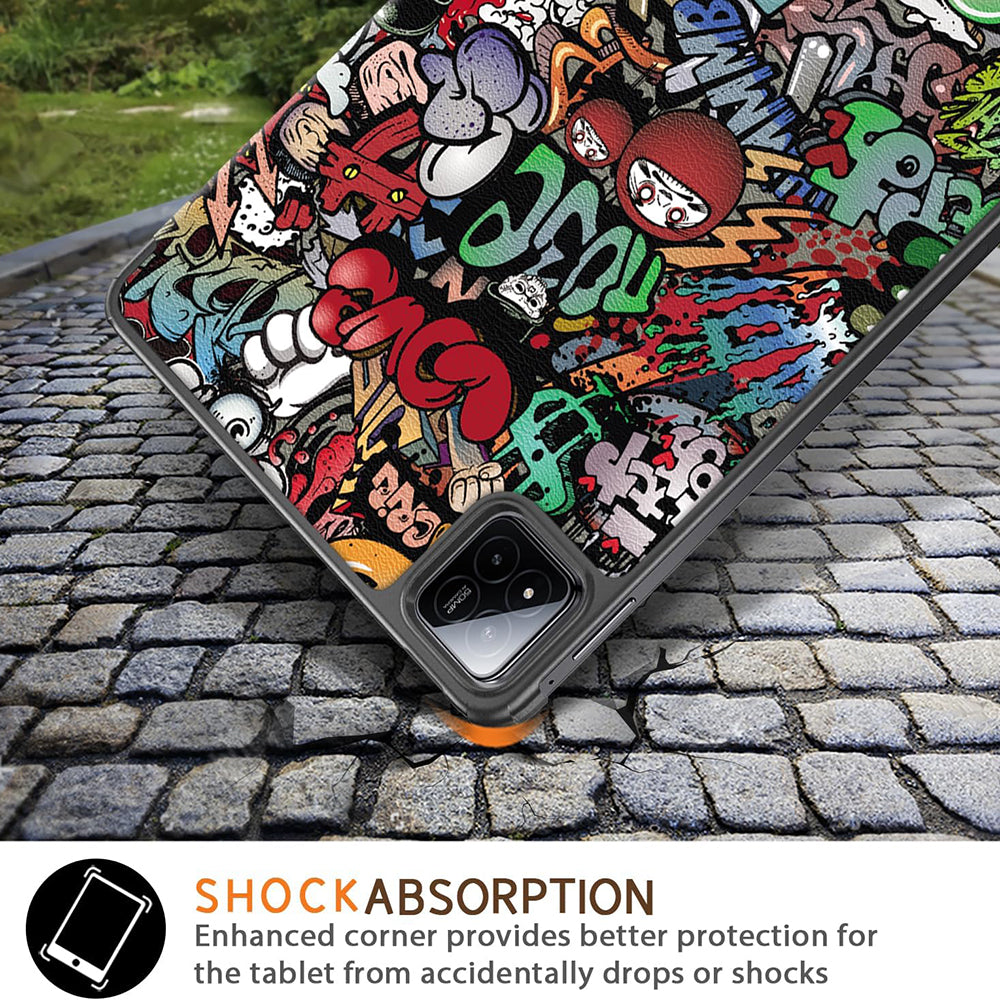 Case for Xiaomi Pad 7 / 7 Pro, Techsuit, FoldPro Urban Vibe, Multicolor