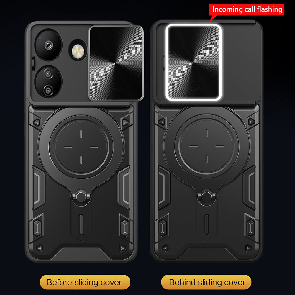 Case for Xiaomi Poco C65 / Redmi 13C, Techsuit, CamGuard Pro, Black