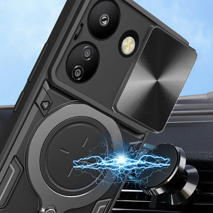 Case for Xiaomi Poco C65 / Redmi 13C, Techsuit, CamGuard Pro, Black