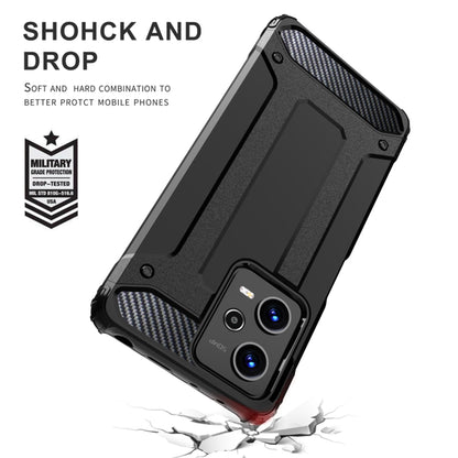 Case for Xiaomi Poco C65 / Redmi 13C, Techsuit, Hybrid Armor, Black