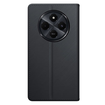 Case for Xiaomi Poco C75 / Redmi 14C, 3MK, Wallet, Black