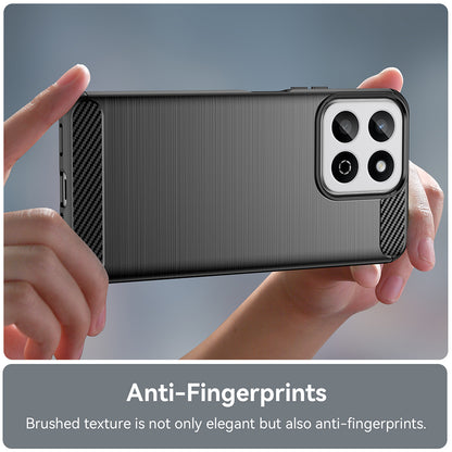 Case for Xiaomi Poco C75 / Redmi 14C, Techsuit, Carbon, Black