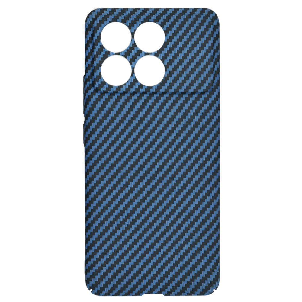 Case for Xiaomi Poco F6 Pro, Techsuit, Carbonite FiberShell, Turquoise