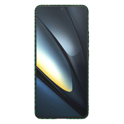 Case for Xiaomi Poco F6 Pro, Techsuit, Carbonite FiberShell, Green