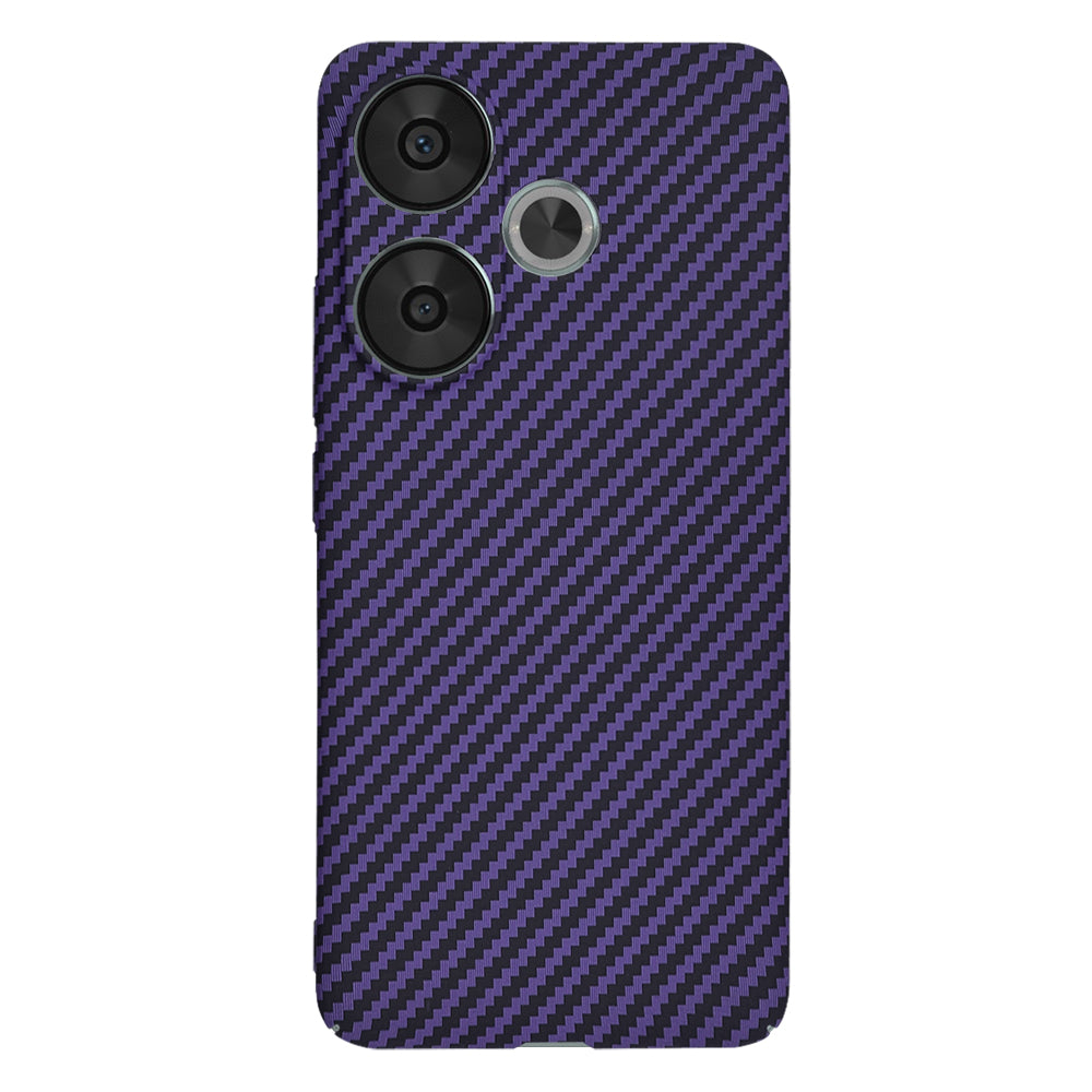 Case for Xiaomi Poco F6, Techsuit, Carbonite FiberShell, Purple