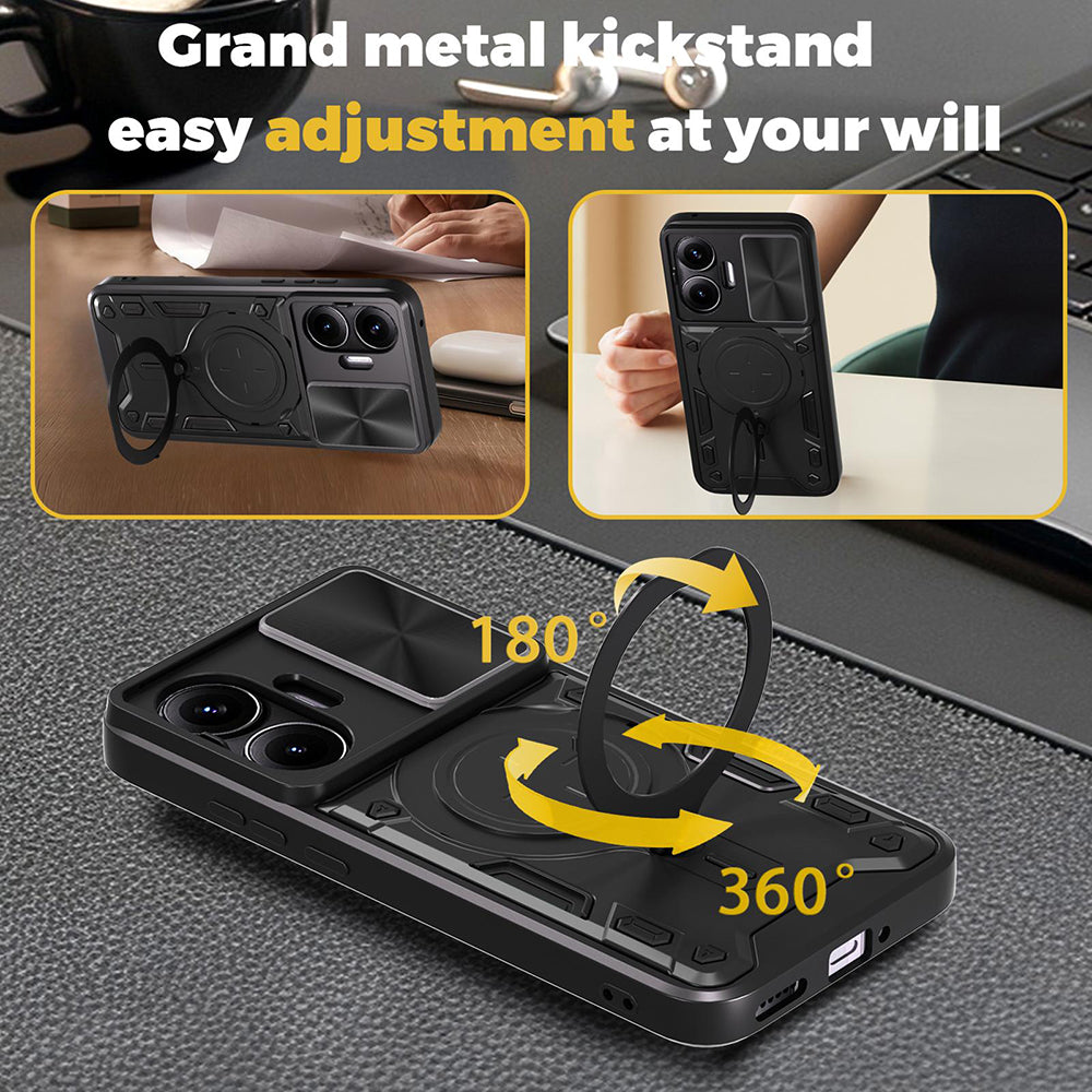 Case for Xiaomi Poco F7, Techsuit, CamGuard Pro, Blue