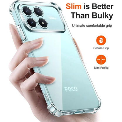Case for Xiaomi Poco F8 Ultra, Techsuit, Shockproof Clear, Transparent
