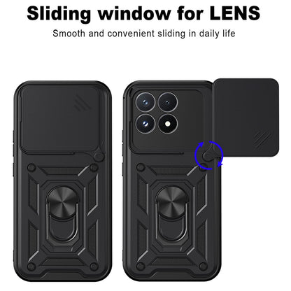 Case for Xiaomi Poco F9 Pro, Techsuit, CamShield, Black
