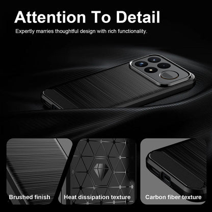 Case for Xiaomi Poco F9 Ultra, Techsuit, Carbon, Black