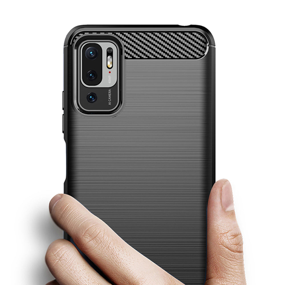 Case for Xiaomi Poco M3 Pro 5G / Redmi Note 10 5G, Techsuit, Carbon, Black