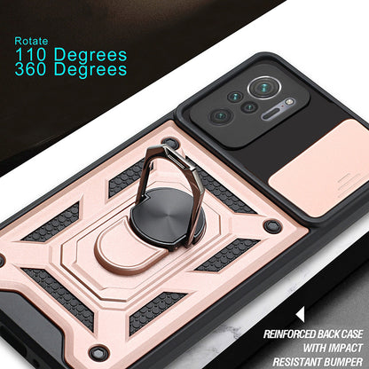 Case for Xiaomi Poco M5s / Redmi Note 10S / Note 10, Techsuit, CamShield, Black