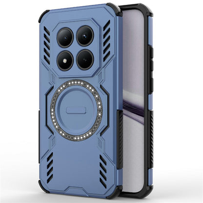 MagSafe Case for Xiaomi Poco M8 Pro / Redmi Note 15 Pro+ 5G, Techsuit, ArmorMag, Blue
