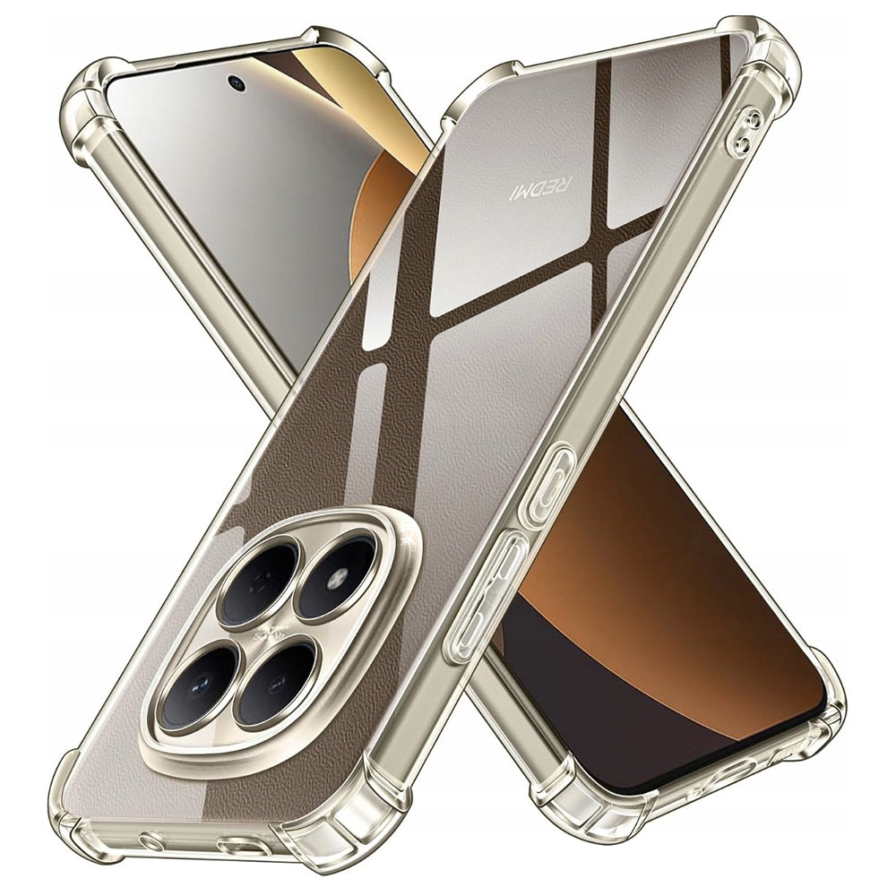 Case for Xiaomi Poco M8 Pro / Redmi Note 15 Pro+ 5G, Techsuit, Shockproof Clear, Transparent