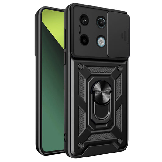 Case for Xiaomi Poco X6 / Note 13 Pro 5G, Techsuit, CamShield, Black