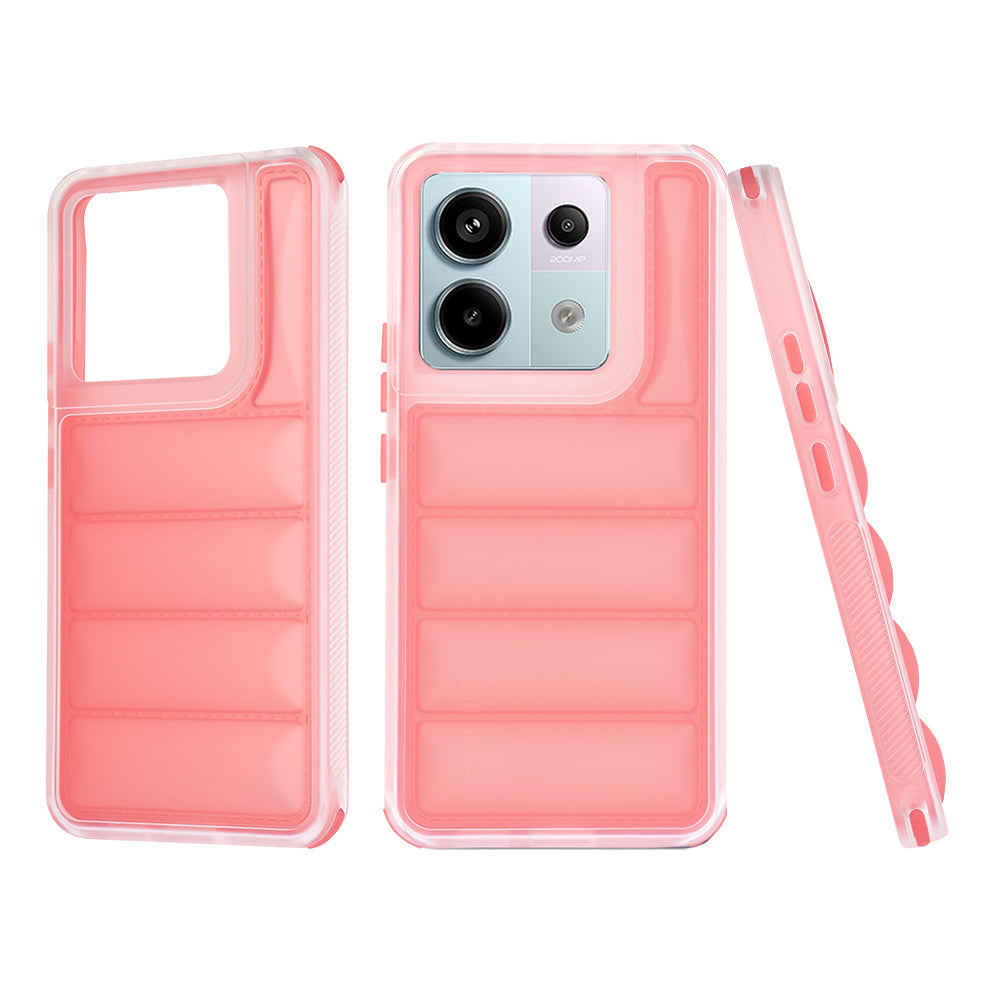 Case for Xiaomi Poco X6 / Note 13 Pro 5G, Techsuit, Wave Shield, Red