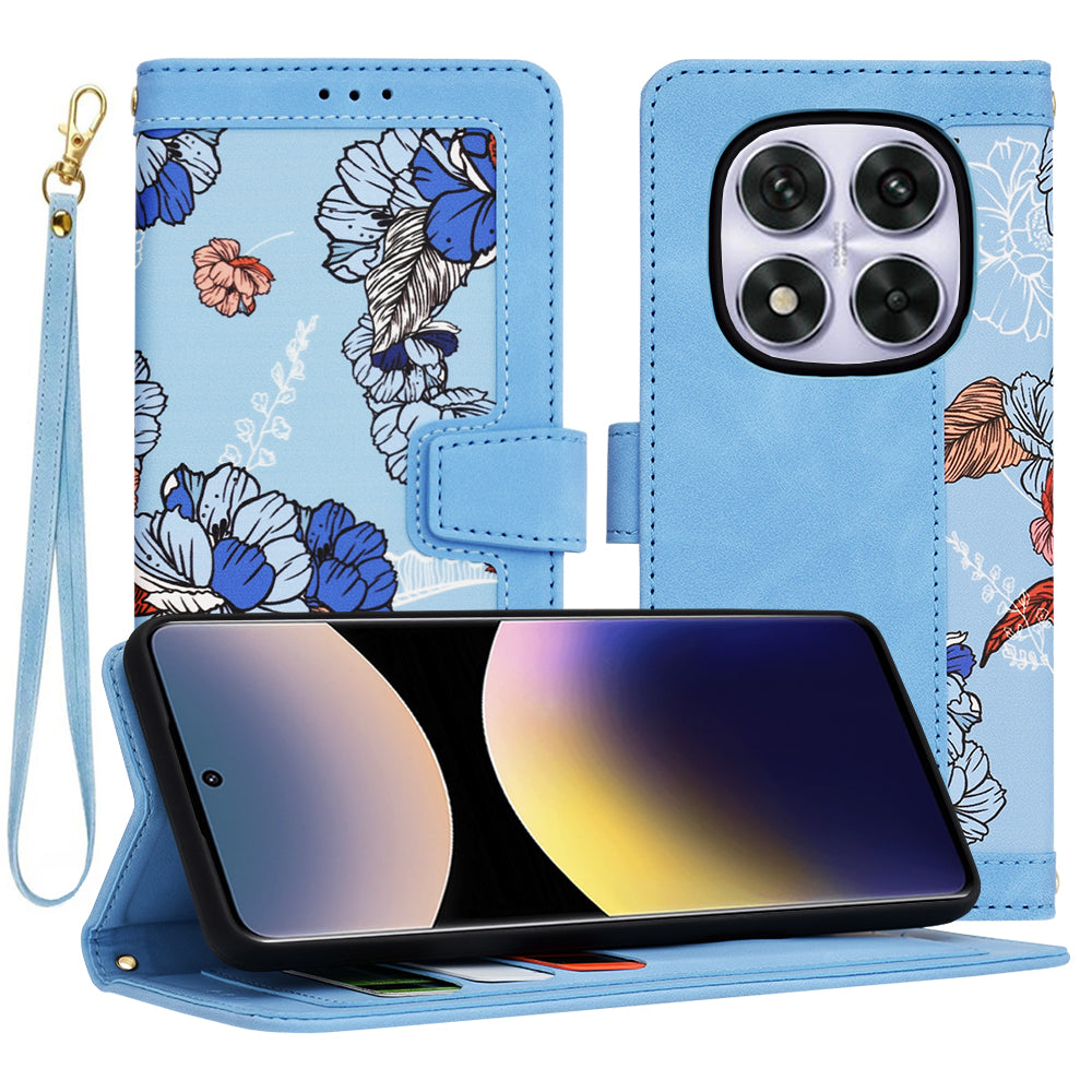 Case for Xiaomi Poco X7 / Note 14 Pro 5G, Techsuit, FlipCraft, Blue
