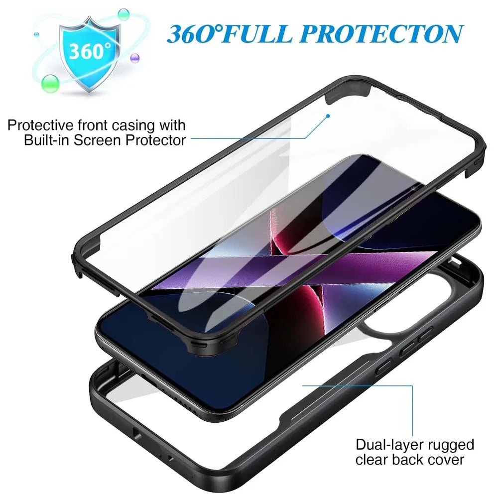 Case for Xiaomi Poco X7 Pro, Techsuit, ColorVerse 360, Pink