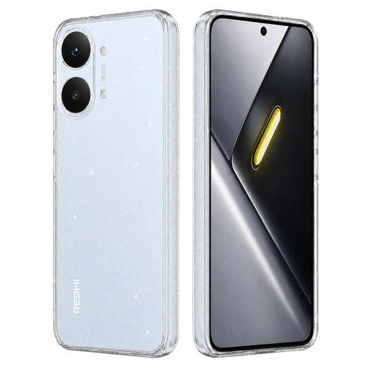 Case for Xiaomi Poco X8 Pro Max, Techsuit, SparkleSkin, Transparent