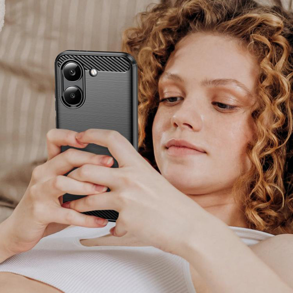 Case for Xiaomi Poco X8 Pro, Techsuit, Carbon, Black