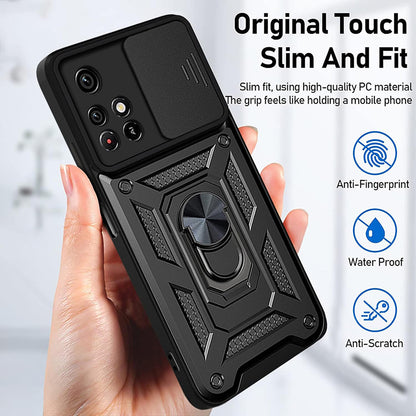 Case for Xiaomi Redmi 10 2022 / 10 (2021), Techsuit, CamShield, Black