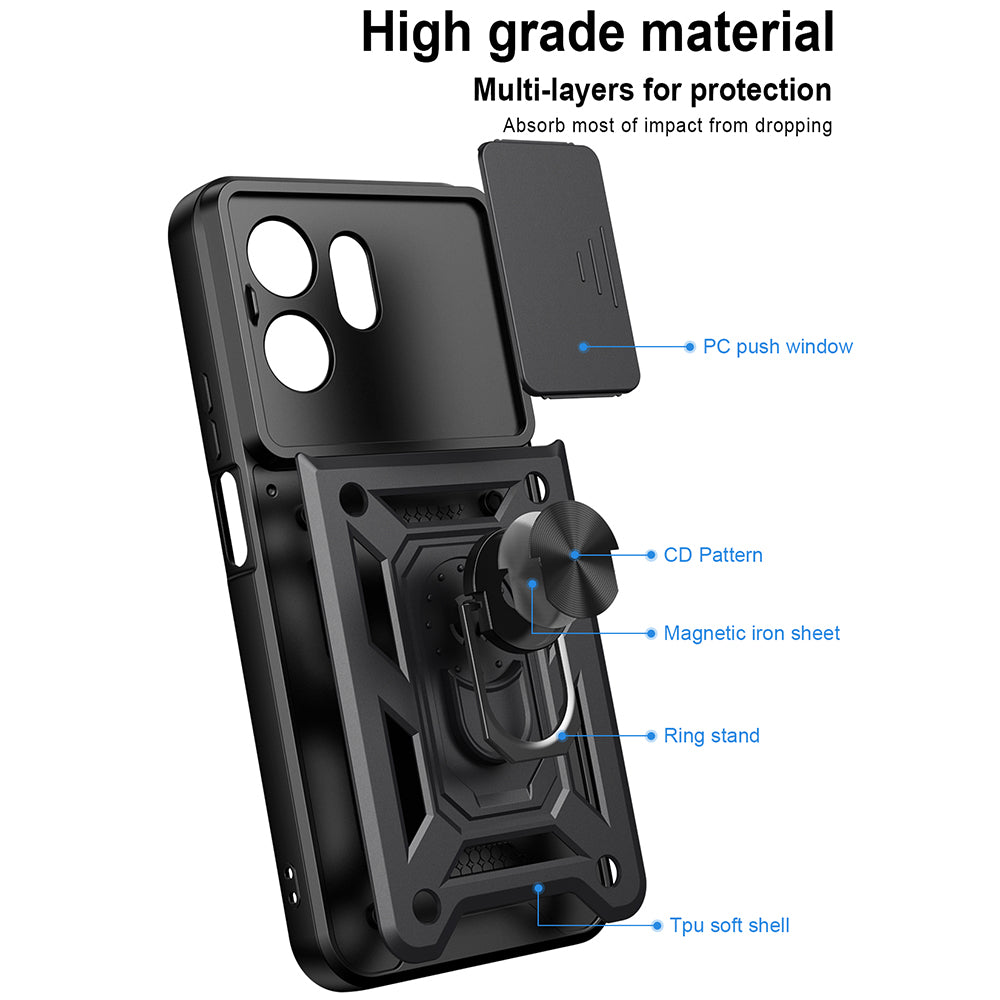 Case for Xiaomi Redmi 17 5G / 17 4G, Techsuit, CamShield, Blue