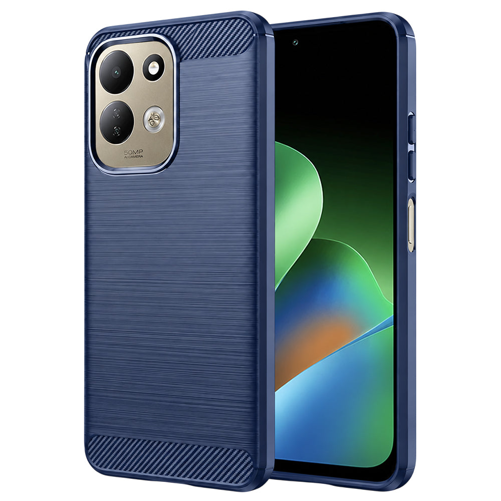 Case for Xiaomi Redmi 17 5G / 17 4G, Techsuit, Carbon, Blue