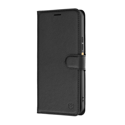 Case for Xiaomi Redmi 17 5G / 17 4G, Techsuit, Leather Folio, Black