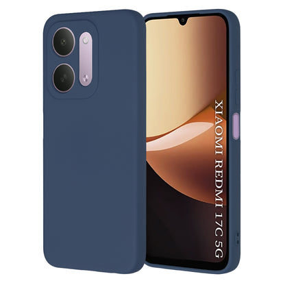 Case for Xiaomi Redmi 17C 5G, Techsuit, SoftFlex, Navy Blue