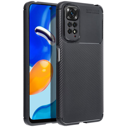 Case for Xiaomi Poco C65 / Redmi 13C, OEM, Carbon Premium, Black