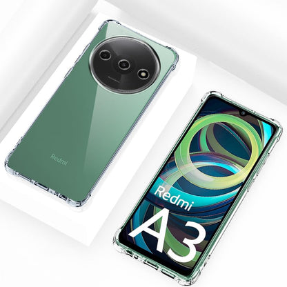 Case for Xiaomi Redmi A3x / A3, Techsuit, Shockproof Clear, Transparent