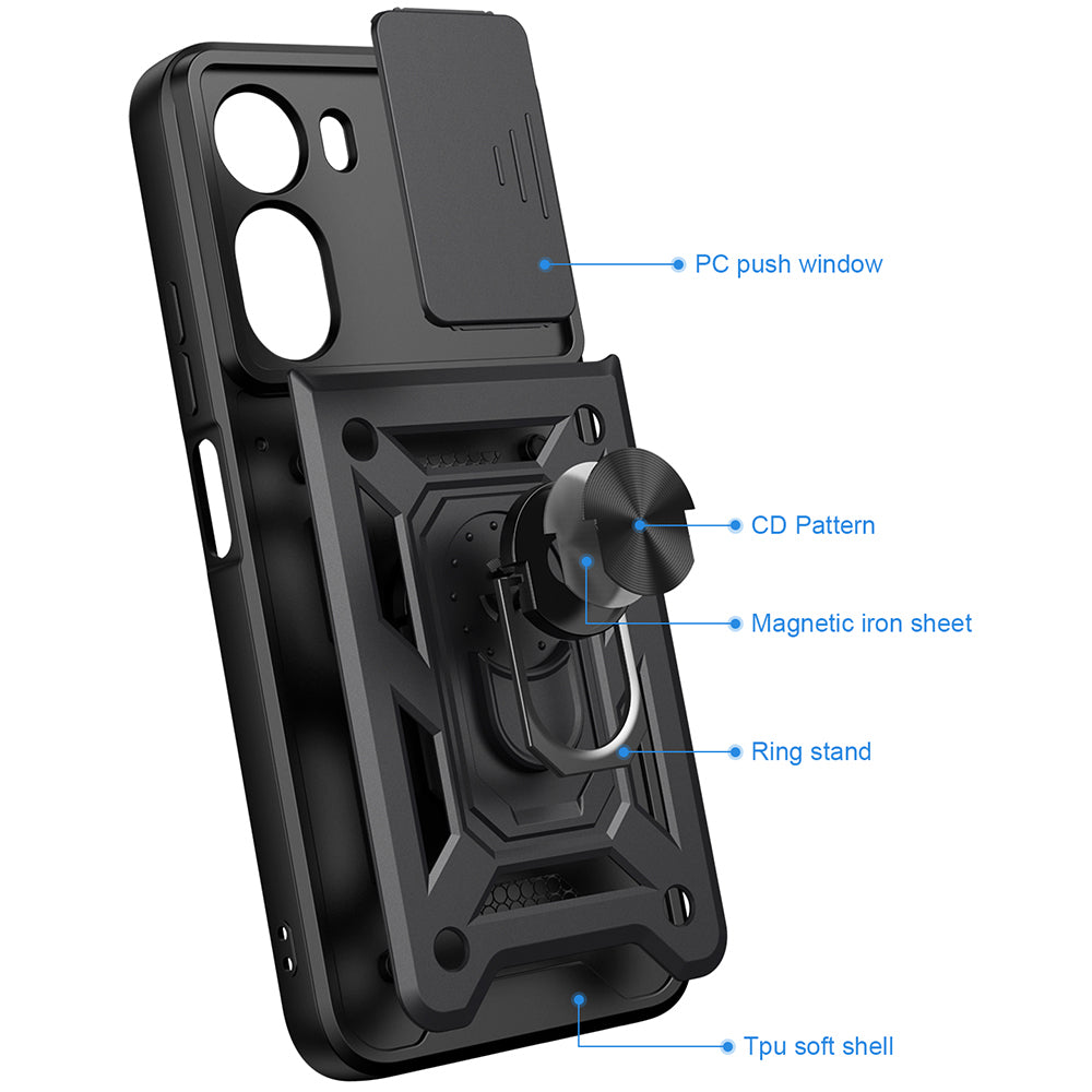 Case for Xiaomi Redmi A7 Pro 4G, Techsuit, CamShield, Blue