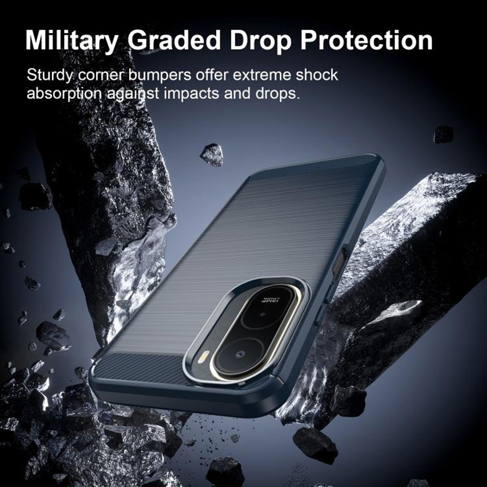 Case for Xiaomi Redmi A7 Pro 4G, Techsuit, Carbon, Blue