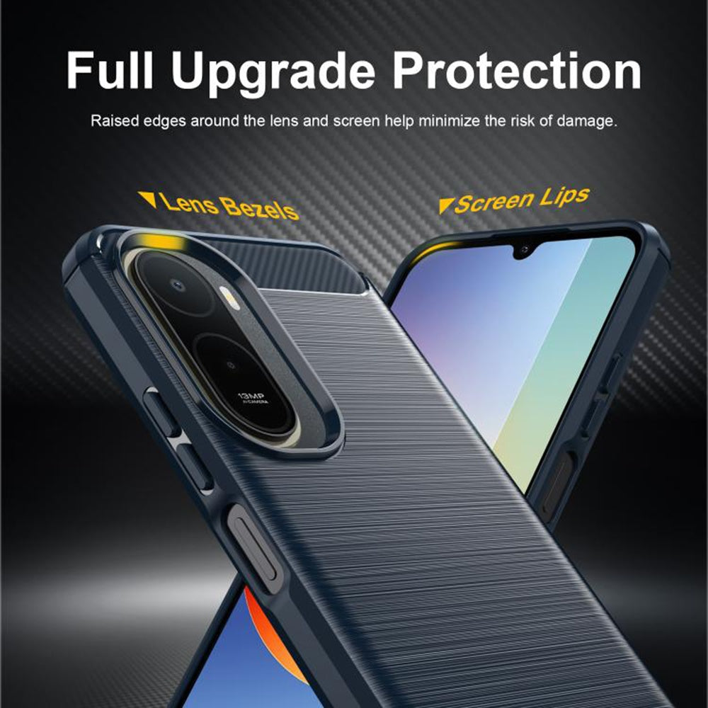 Case for Xiaomi Redmi A7 Pro 4G, Techsuit, Carbon, Blue