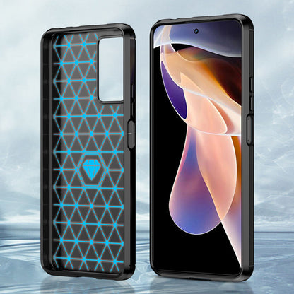 Case for Xiaomi Redmi Note 11 Pro+ 5G, Techsuit, Carbon, Black