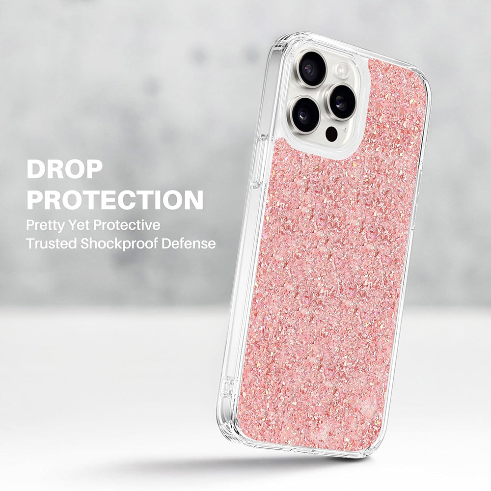 Case for Xiaomi Redmi Note 13 Pro 4G / Poco M6 Pro 4G, Techsuit, Sparkly Glitter, Blue