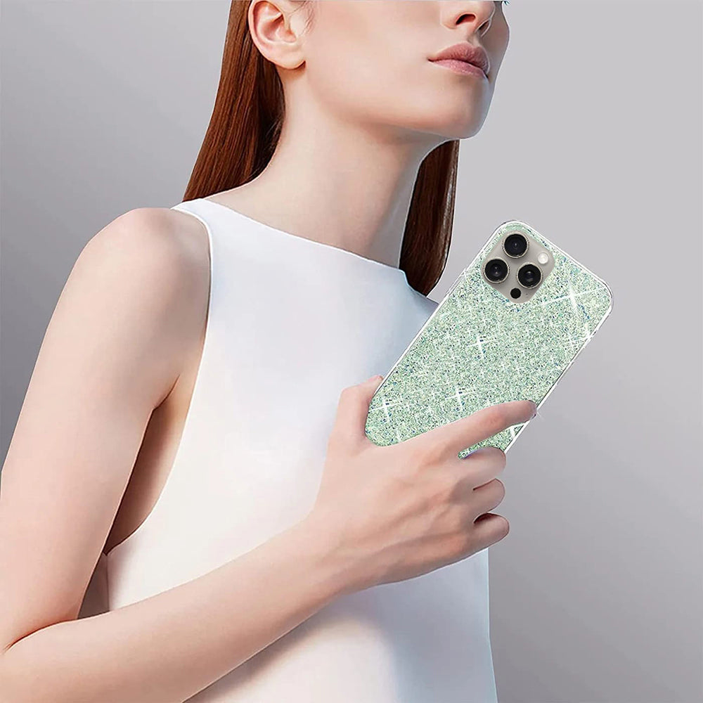 Case for Xiaomi Redmi Note 13 Pro 4G / Poco M6 Pro 4G, Techsuit, Sparkly Glitter, Purple