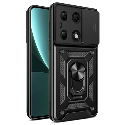 Case for Xiaomi Redmi Note 13 Pro 4G / Poco M6 Pro 4G, Techsuit, CamShield, Black