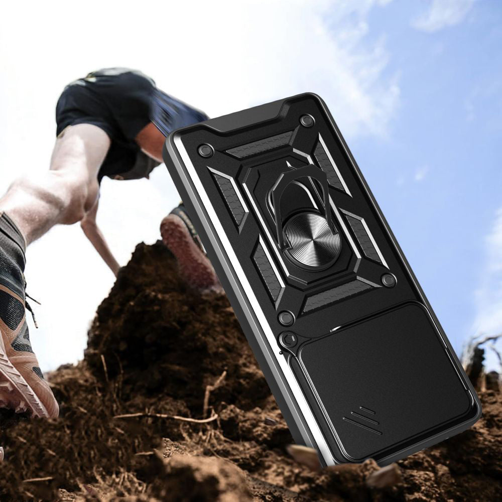 Case for Xiaomi Redmi Note 14 4G (Regional), Techsuit, CamShield, Black
