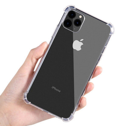 Case for Xiaomi Redmi Note 14 4G (Regional), Techsuit, Shockproof Clear, Transparent