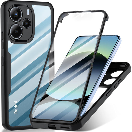 Case for Xiaomi Redmi Note 14 4G (Standard), Techsuit, ColorVerse 360, Black
