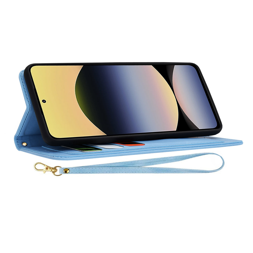 Case for Xiaomi Redmi Note 14 4G (Standard), Techsuit, FlipCraft, Blue