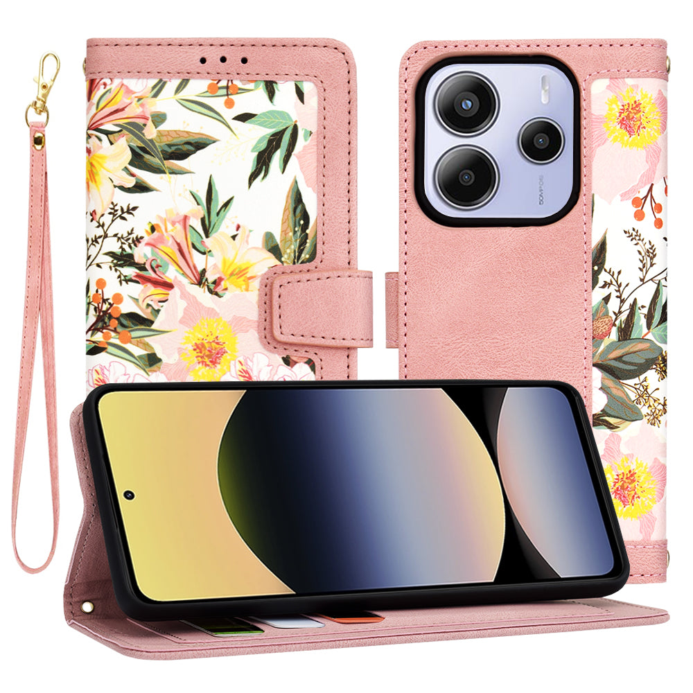 Case for Xiaomi Redmi Note 14 5G, Techsuit, FlipCraft, Pink