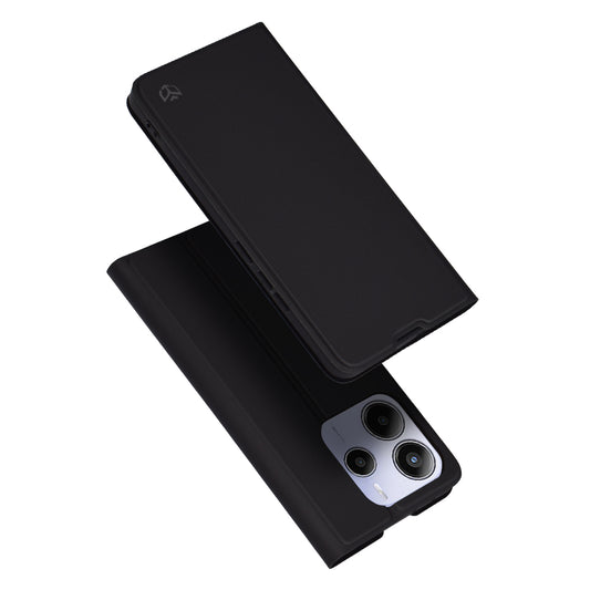 Case for Xiaomi Redmi Note 14 5G, Techsuit, Magskin Book, Black